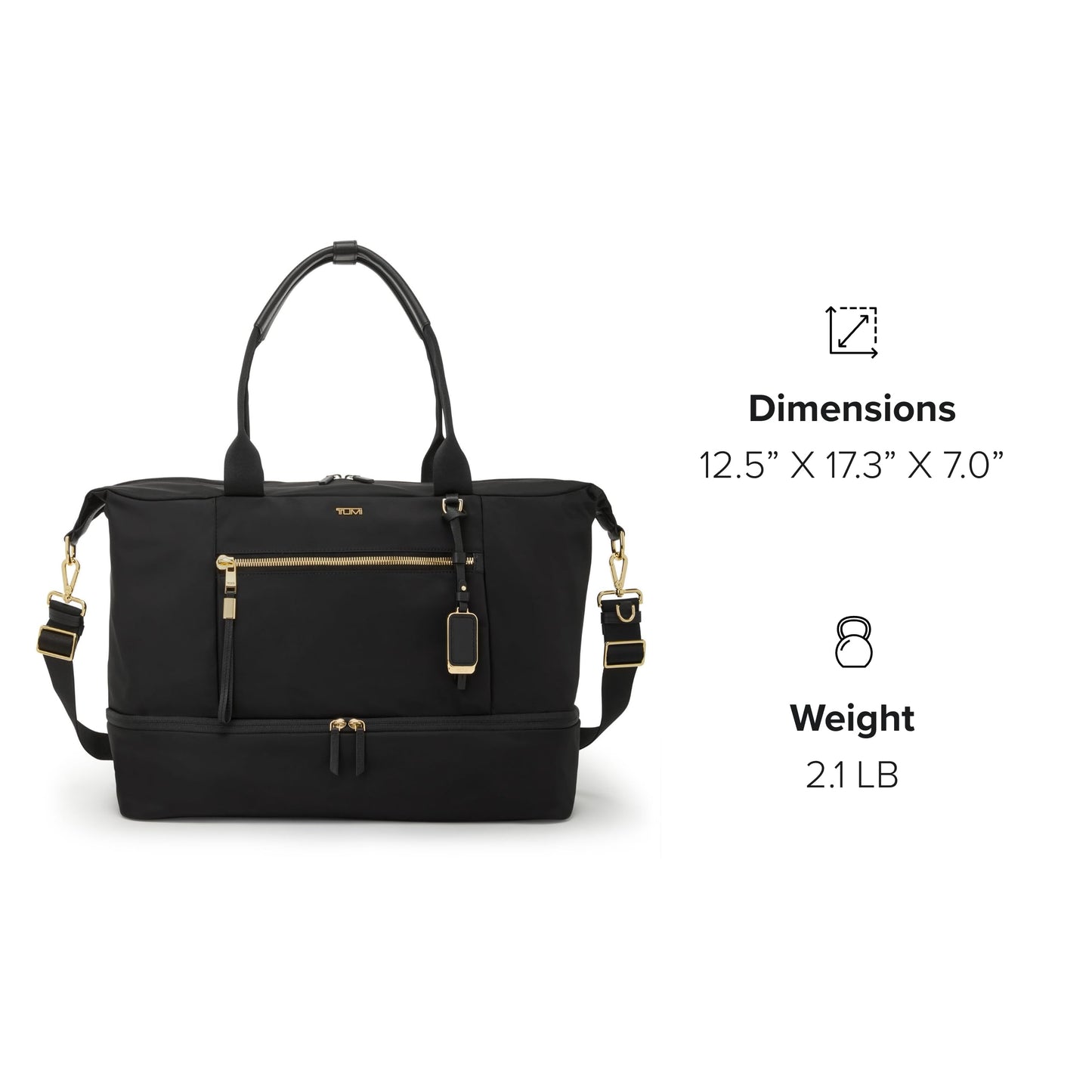TUMI - Voyageur Contine Weekender - Travel Weekend Bag for Women - Holds Up to 14" Laptop - Multiple Compartment & Pockets - Thyme