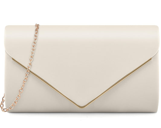 TINDTOP Clutch Purses for Women, PU Leather Formal Evening Bags Shoulder Party Handbags Wedding Cocktail Prom Clutches