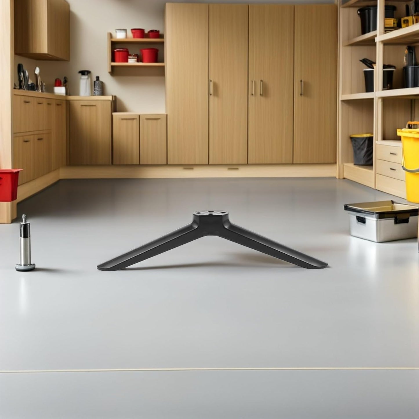 MUSISALY 2 40 Inch Pairs TV Stand Legs: Smart TV Support with Hardware, Non-Slip Pedestal Feet for Flat Screen