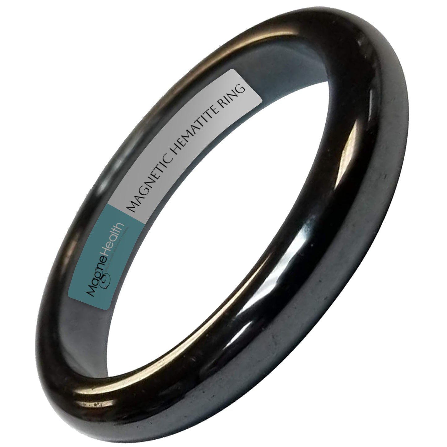 MAGNEHEALTH Holiday Hangover Hematite Ring, Elegant Magnetic Hematite Ring as Jewelry for Men and Women (Size 6)