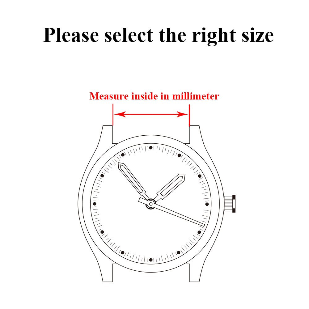 Berfine 20mm Leather Watch Band for Men Women, Vintage Handmade Quick Release Watch Strap Replacement, Thick Single layer, Black