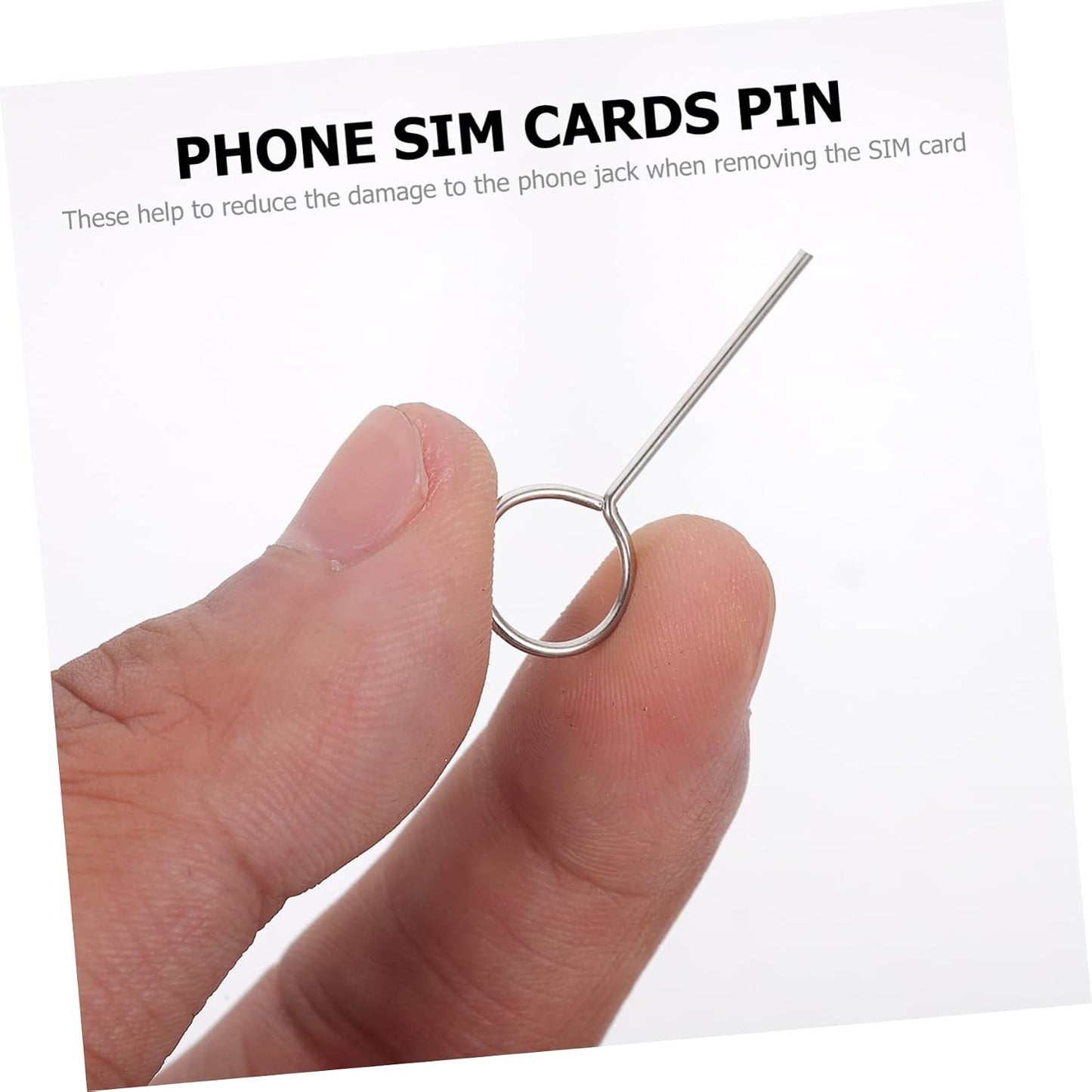 500pcs jojofuny Sim Card Tray Remover Tool Eject Pin for Smartphones Convenient and Sim Removal Tool Compatibility
