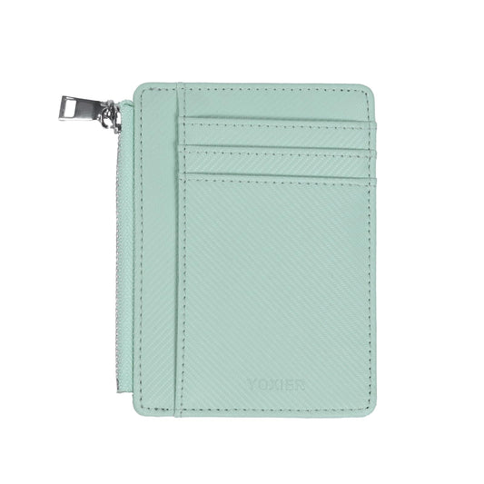 YOXIER Slim Minimalist Wallet, Front Pocket Wallets, RFID Blocking, Credit Card Holder for Men & Women (Nile Blue)