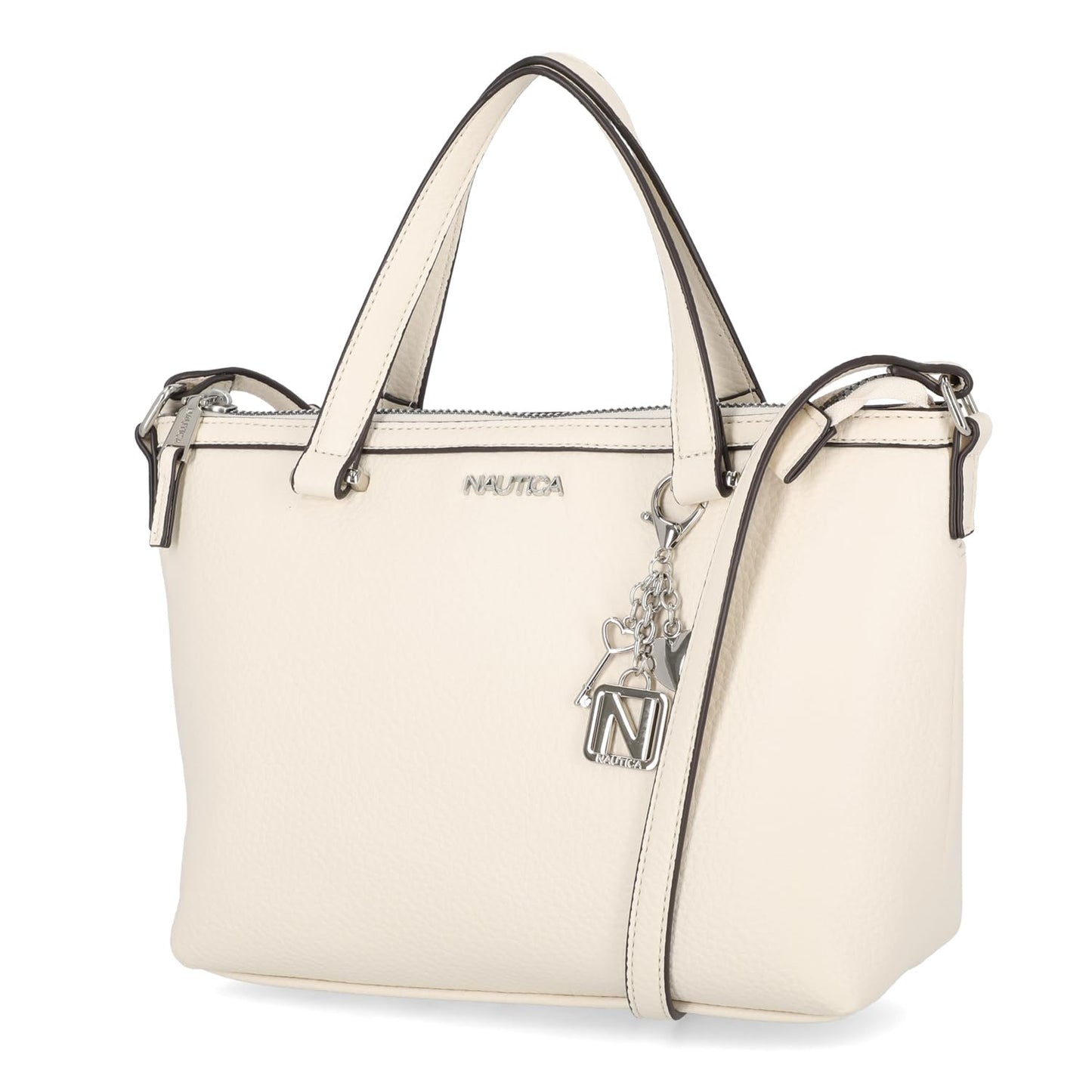 Nautica Mariner Women’s Satchel Handbag with Crossbody Strap, Top Handle Hobo Purse Everyday Shoulder Bag