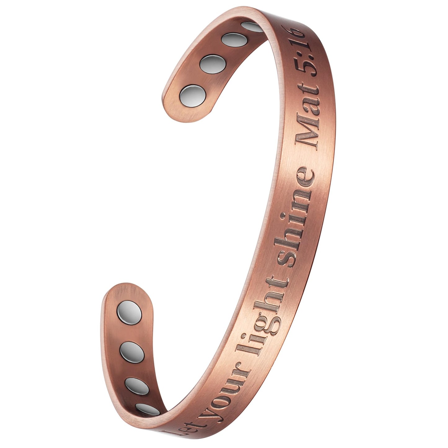 EnerMagiX Copper Magnetic Bracelet for Women, 99% Pure Copper Adjustable Bracelet, Fashsion Jewelry Presents (0946Q2)