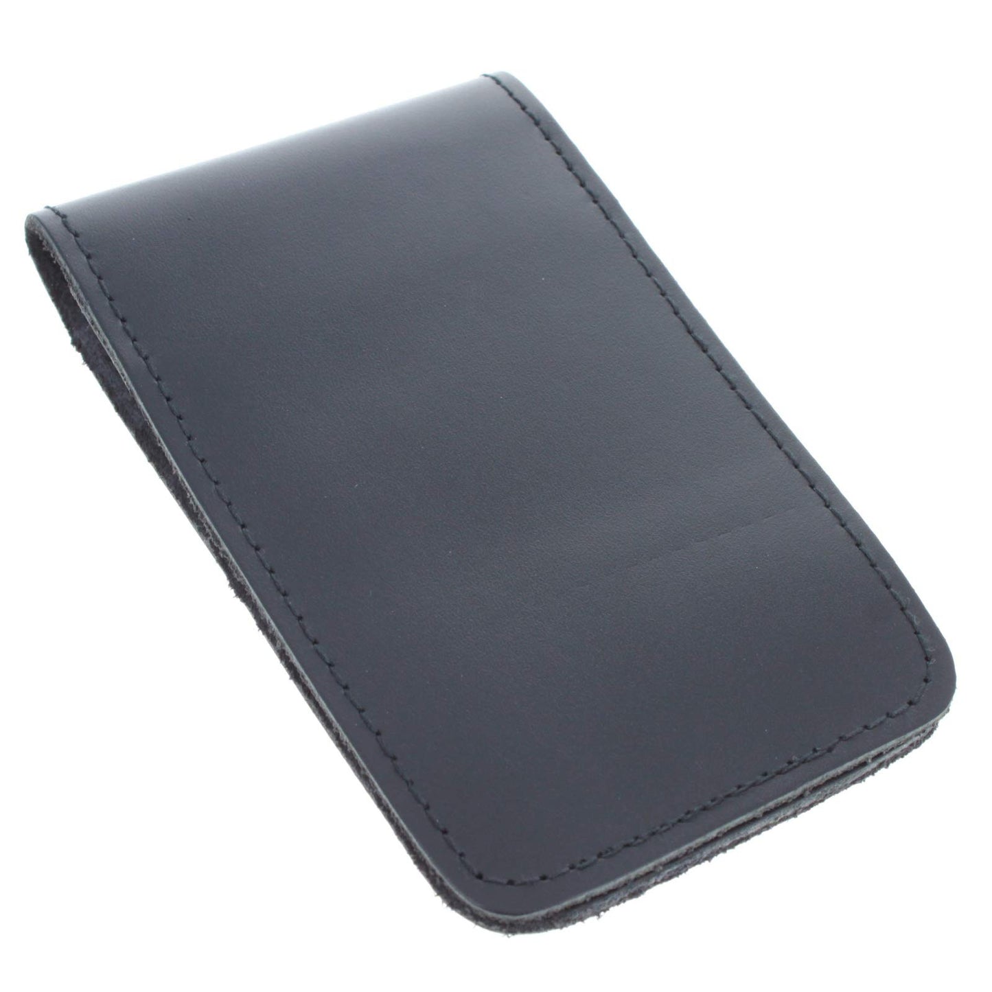 ASR Federal Minimalist 3x5" Leather Memo Pad Cover Notepad Holder Police Gear, Smooth Black