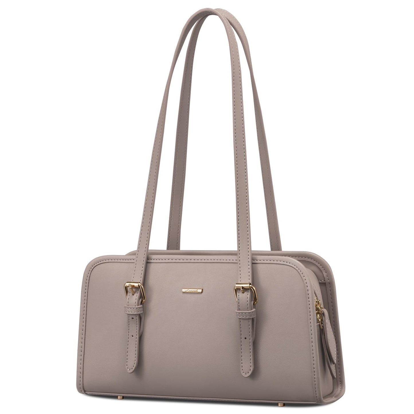 LOVEVOOK Swing Zip Shoulder Bag, Small Purses for Women Trendy Handbags, Mini Vintage Hobo Clutch Leather Tote