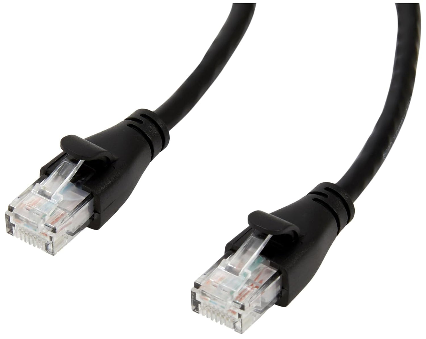 RJ45 Cat-6 1Gpbs 3 Amazon Basics Ethernet Patch Cable, Data Transfer Speed, Gold-Plated Connectors, Foot, Black