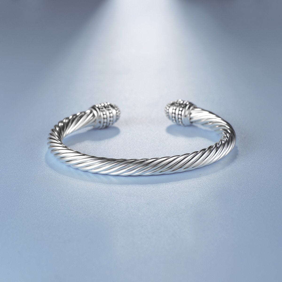 UNY JEWEL Women Luxury Inspired Bracelet Fashion Jewelry Classic Signature Twisted Cable Wire Bangle Elegant Beautiful Valentine Mothers day Gift