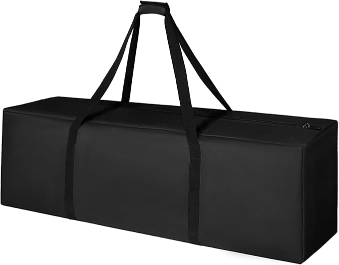 INFANZIA 50inch Sports Duffel Travel Bag, 145L Extra Large Duffel Luggage Bag with Upgrade Zipper, Water Resistant & Foldable Equipment Storage Bag for Camping Tent Tripod Fishing