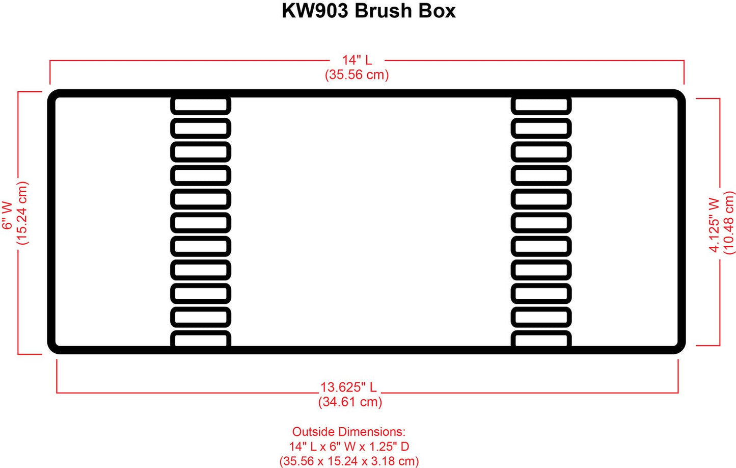 ArtBin KW903 Brush Box with Foam Inserts, Fine Art Portable Paint Brush Organizer, Plastic, Clear, 1.0 Count
