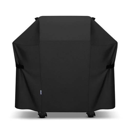 SunPatio BBQ Grill Cover 52 Inch, Outdoor Durable Waterproof Gas Barbecue Cover, Compatible for Weber Spirit 200 and 300 Series, Charbroil and Kenmore Grills, Compared to Weber 7106, 52" x 26" x 43"H