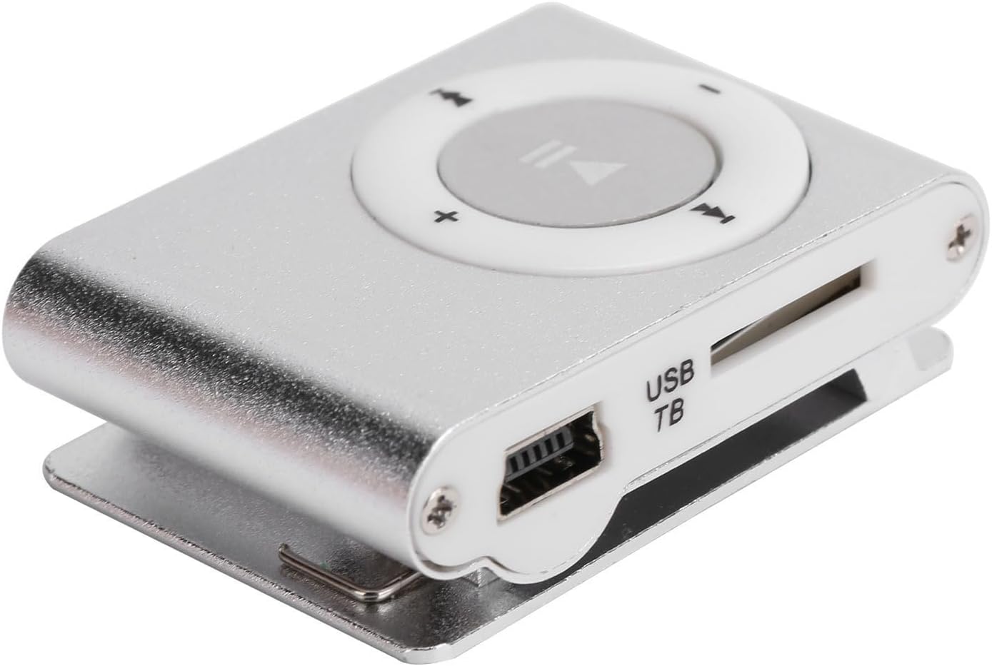 Zerone MP3 MiniMP3 Mini Player, Portable Player Aluminum Alloy Digital Media Player BackClip Player with Earphone