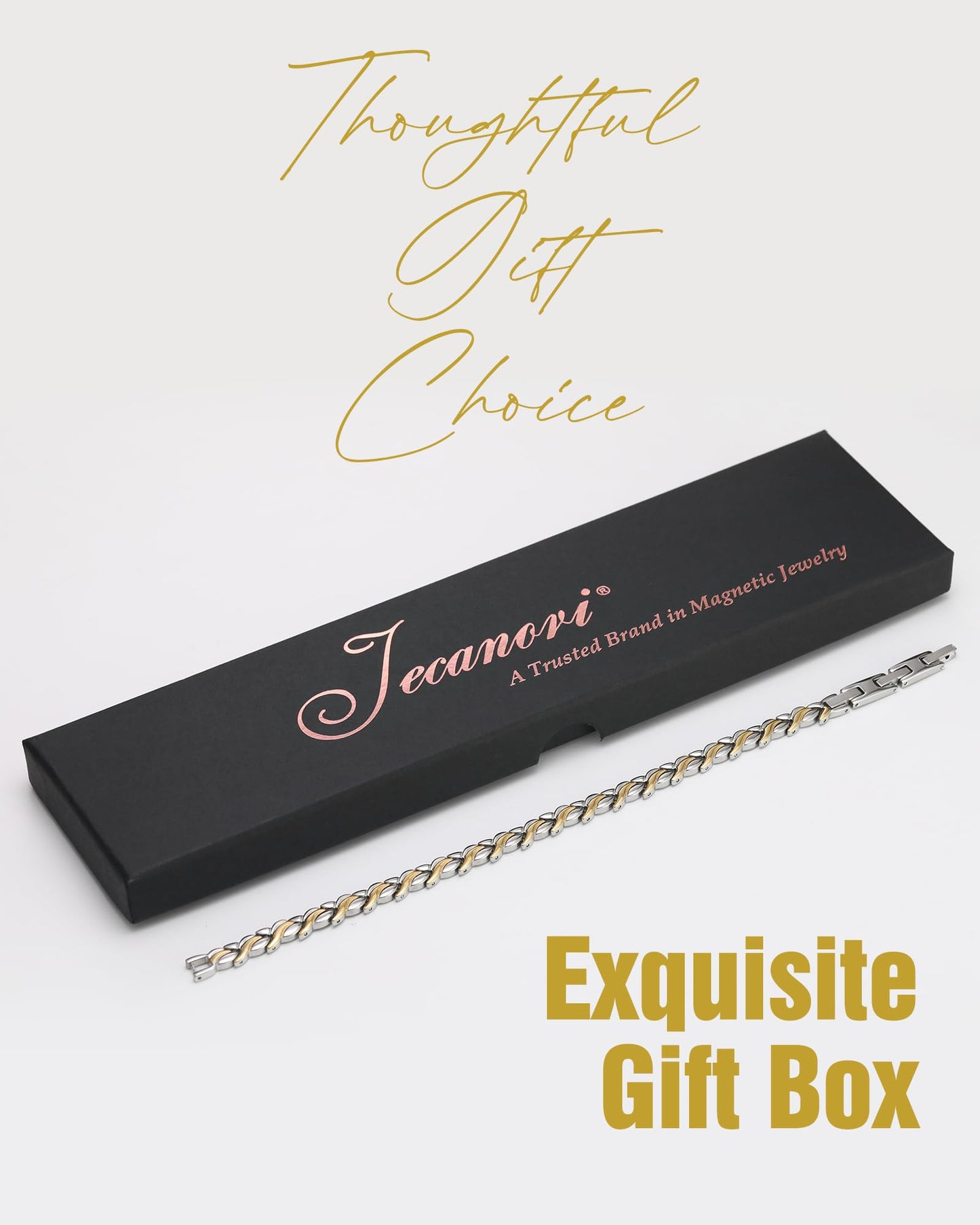 Jecanori Magnetic Bracelets for Women, Mermaid Adjustable Magnet Bracelets, Mother's Day Jewelry Gifts with Box(Mermaid Series)