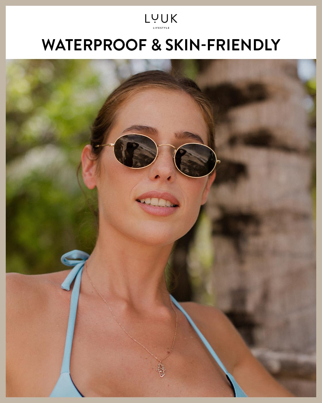 LUUK LIFESTYLE Waterproof Seashell pendant necklace, 19in adjustable, sturdy thin chain, tarnish-free, Gift for women sister friend daughter, holiday, vacation, dainty, trendy, season, aesthetic