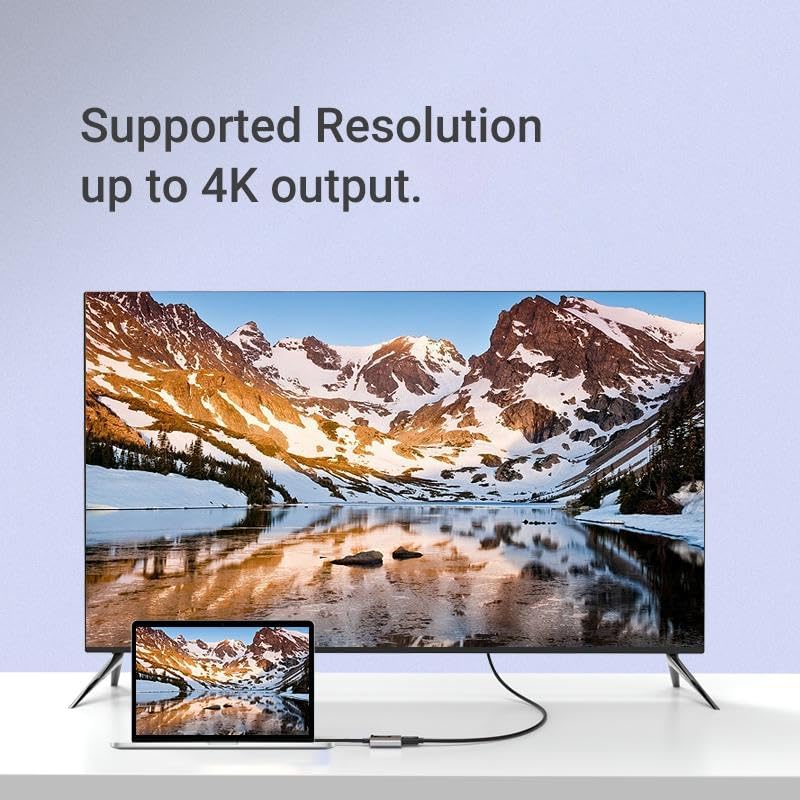 Fonus 4K S9/S8/S7 12.4", USB C to HDMI Adapter Projector Converter TV Video Hub Compatible with Samsung Galaxy Tab Plus