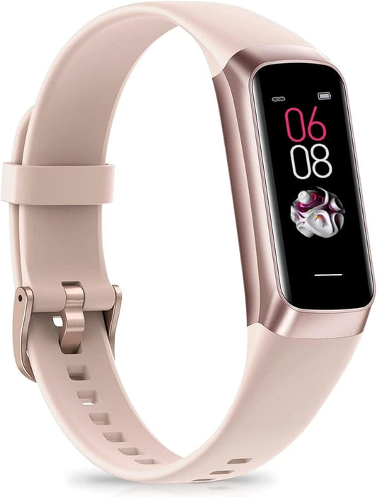 Fitness Tracker, Blood Pressure Watch with 24/7 Heart Rate, Step Counter for Walking, Step Trackers Activity Pedometer for Women Men Android iOS
