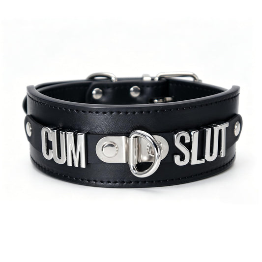 ZJFHTD Black Choker Necklace for Women Men Y2K Emo Grunge Gothic Halloween Cosplay Rave Party Accessories Faux Leather Collar Unisex Jewelry (CU SL B)