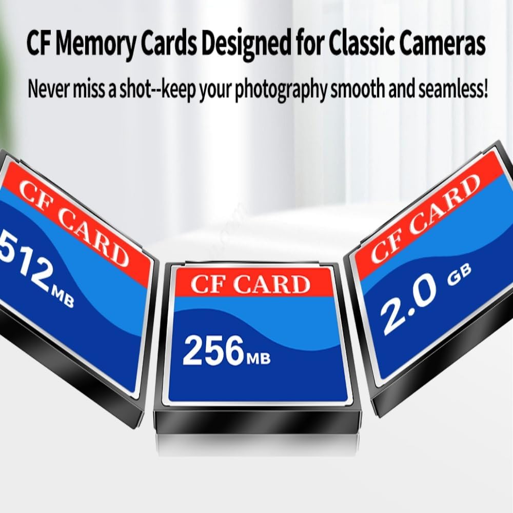 Mrekar 2GB N64 CF Card - High-Performance CF Memory Card for Digital Devices, Cameras, and Consoles