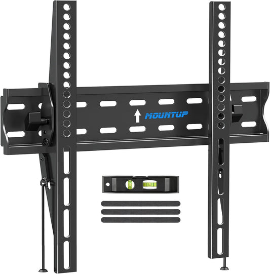 MOUNTUP 26-60 Inch 12" 16" 400x400mm 99 LBS, MU0007 UL Listed TV Wall Mount, Tilting TV Bracket for Most LED LCD OLED