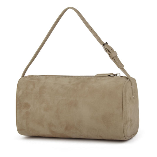 DONNAIN Premium Suede Leather Crossbody Purses for Women, Small Shoulder Bag with Adjustable Strap and Crossbody Hobo Bag (Beige)