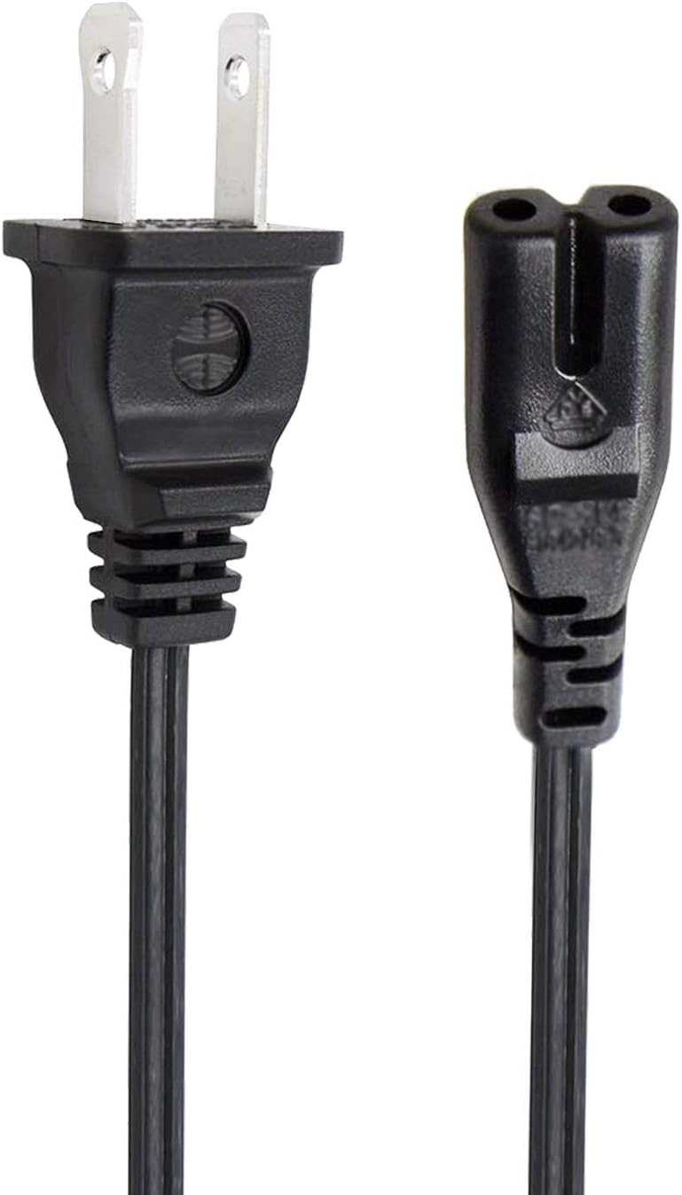 Saireed 8ft HT-S40R S100F HT-S100F HT-G700 2 C7 Power Cord Replacement for Sony Soundbar Prong IEC AC Power Cord Cable