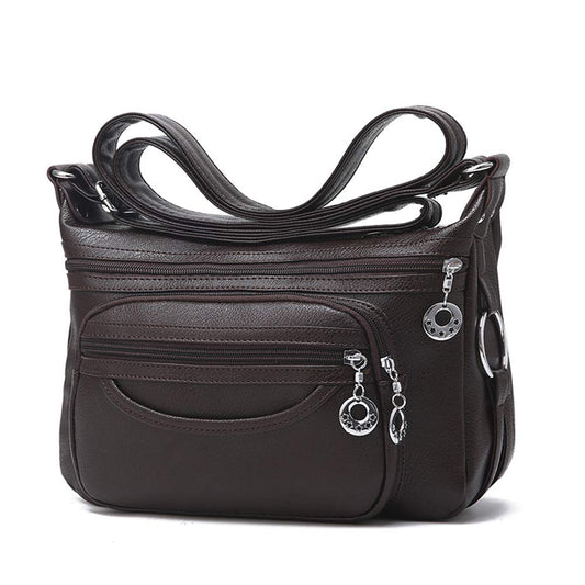 MINTEGRA Women Crossbody Bag Leather Handbag Pocketbook Lightweight Shoulder Purse