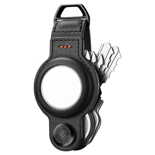 Spigen Valentinus Pro AirTag Key Organizer Designed for AirTag 2nd Gen (2026) & 1st Gen Case, Holder, Keychains, Key Ring Up to 5-6 Keys (Device Not Included) - Black