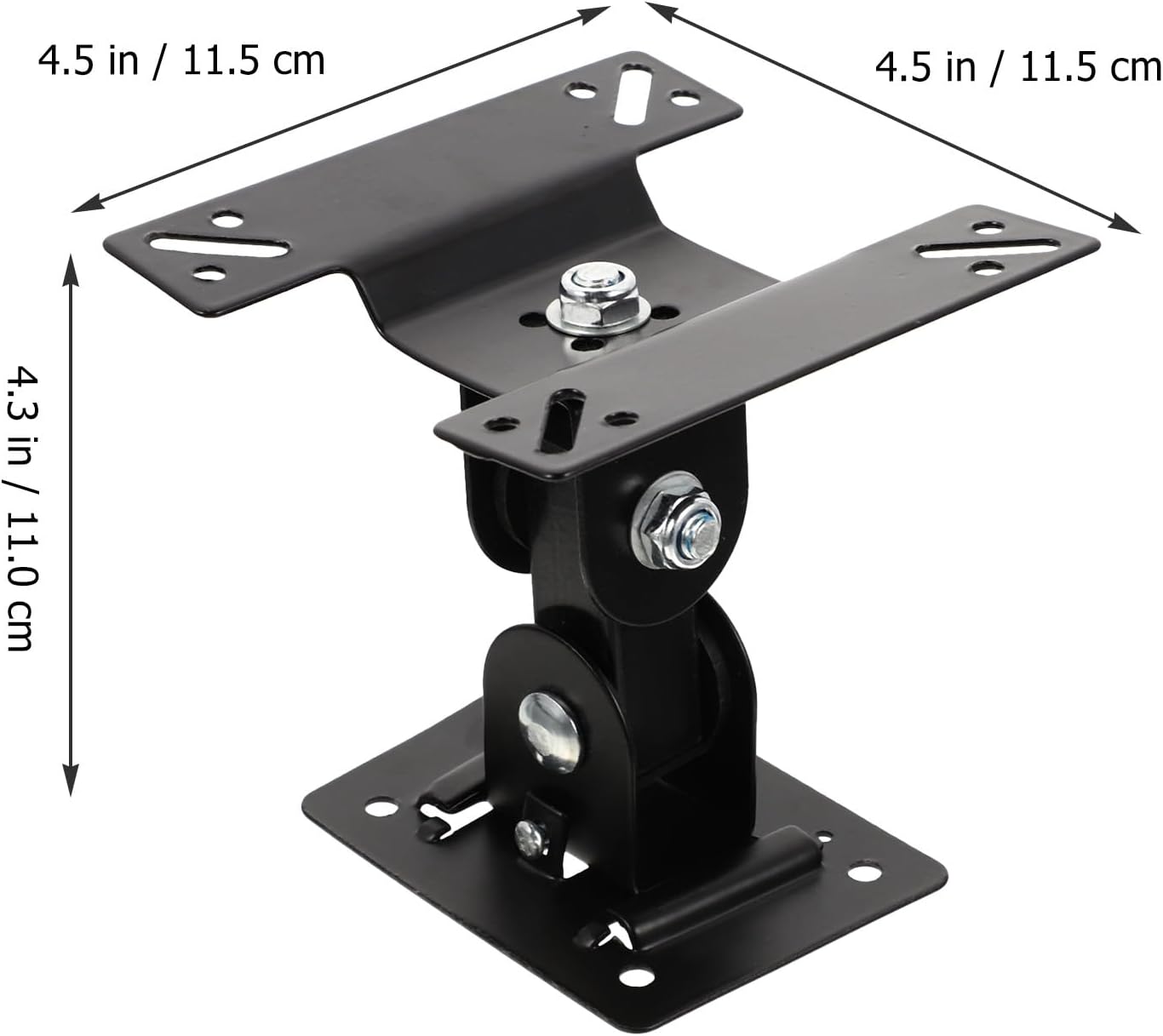 MOLUCKFU 360-degree 14-27 Inch Wall Mount Tv Stand with Rotatable Metal Shaft for LCD Monitor Adjustable Tv Wall Mount
