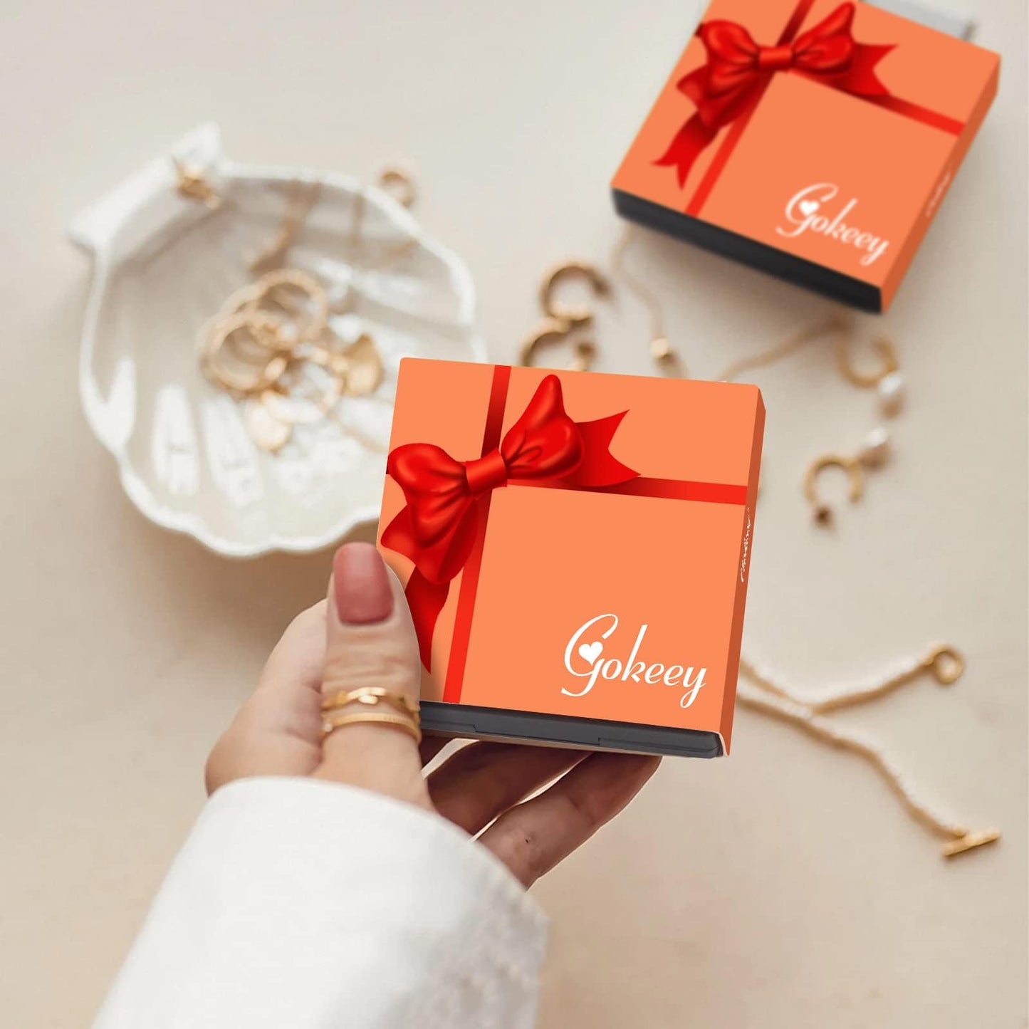 Gokeey Gold Hoop Earrings Set for Women, Tiny Gold Huggie Earrings for Women, Lightweight Mini Small Hoop Earrings Set for Cartilage Earrings