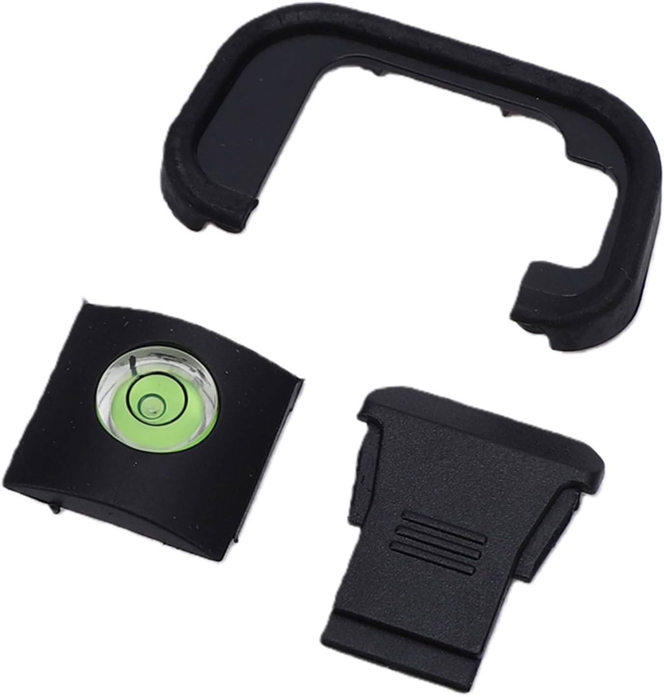 R8 Yunseity Viewfinder Eyecup, Soft Silicone Eyepiece with Hot Shoe Cover and Level for RP Camera, Portable Accessories
