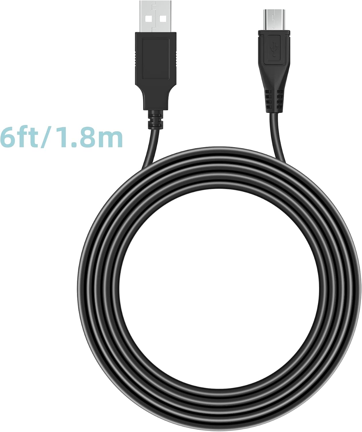 (6FT) MP3 YP-GB1 USB PC/DC Charger+Data SYNC Cable Cord for Samsung Galaxy Player Yepp