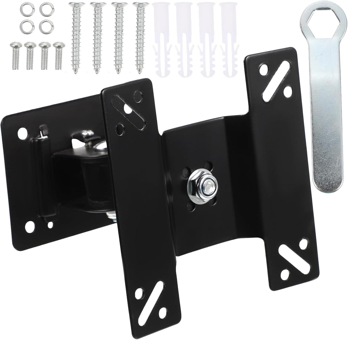 DOITOOL 14-27 Inch Monitor and Tv Wall Mount Bracket Metal Rotatable Display Stand for Home Office Flat Screen Screens