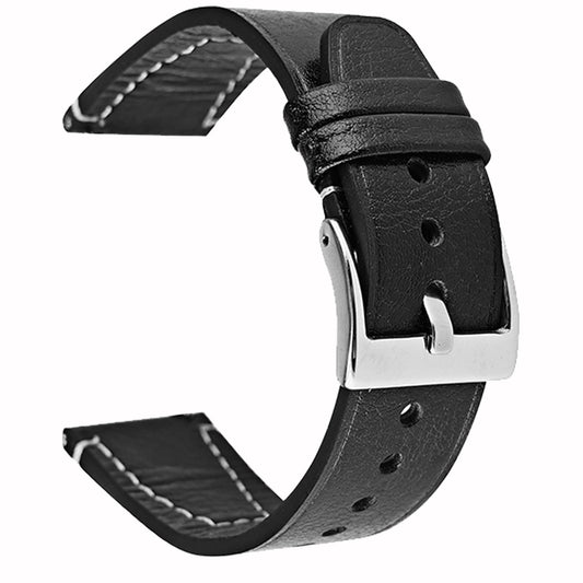 XIDESSEN Fashion Vintage Leather Bands Compatible with 18mm 19mm 20mm 22mm Quick Release Handmade Crazy Horse Leather Watch Band for Men Women(Watch Band Size=Watch Lug Width)