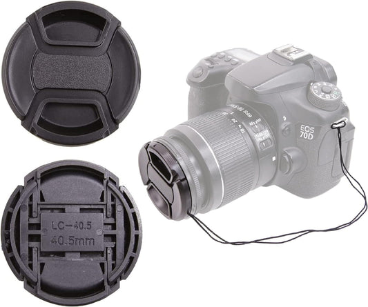 CamDesign 58MM Snap-On Front Lens Cap Cover Compatible with Canon, Nikon, Sony, Pentax All DSLR Lenses Black