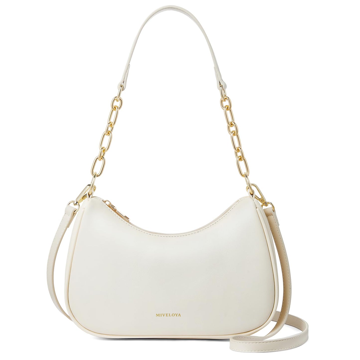 MIVELOYA Anti-Theft Shoulder Bag for Women | RFID Crossbody Purse | Lightweight Crescent Hobo Handbag for Travel & Daily Use