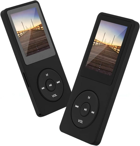 Muhivuts MP3 32GB Card,1.8-inch Player is a Portable Music Player with a Micro sd Screen,with Speaker,FM