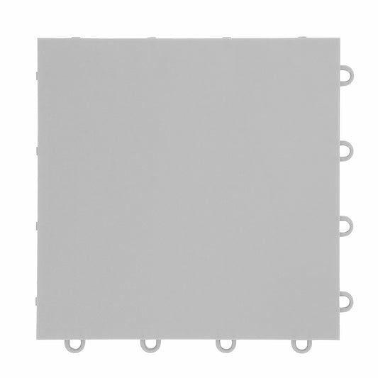 IncStores 3/8 Inch Thick Indoor Basketball Court Flooring | Build The Ultimate Space for Basketball, Tennis, and More with Moisture-Resistant Plastic Floor Tiles | Gunmetal, 104 Tiles