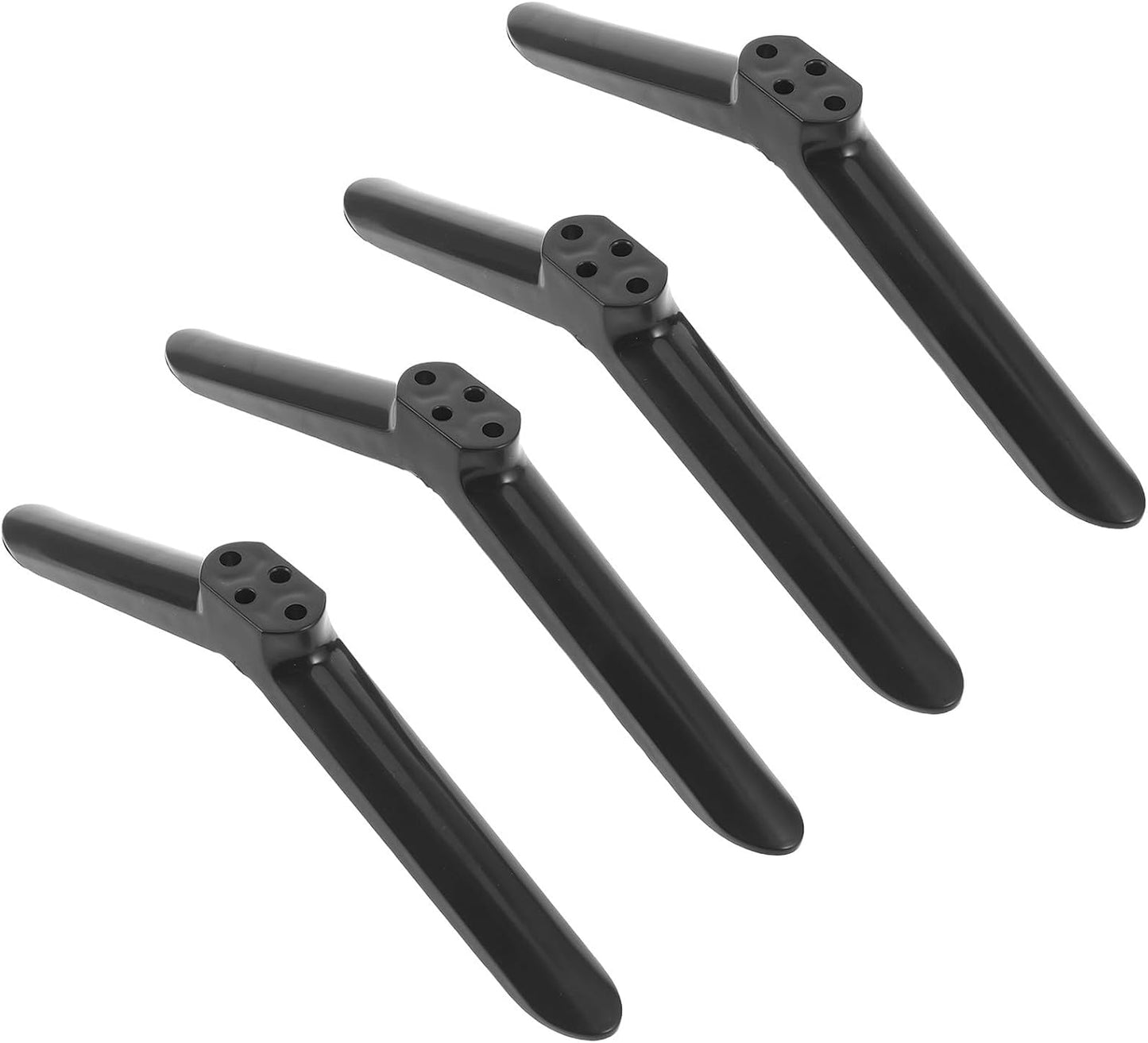MUSISALY 2 40 Inch Pairs TV Stand Legs: Smart TV Support with Hardware, Non-Slip Pedestal Feet for Flat Screen