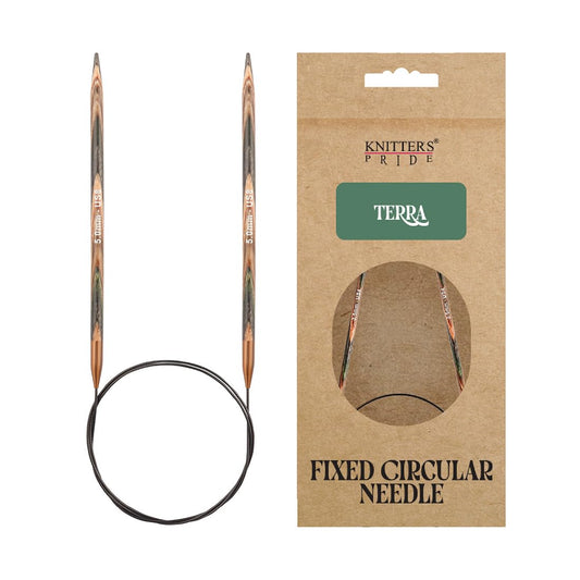 Knitter’s Pride Terra Fixed Circular Needles 32"" (80cm) – US Size 8 (5mm)