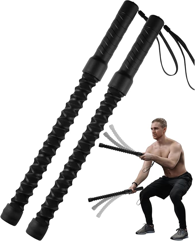 2pcs Ropeless Battle Ropes for Home Gym, Lightweight Battle Rope for Fitness Beginners, Durable Exercise Ropes for Home Workout