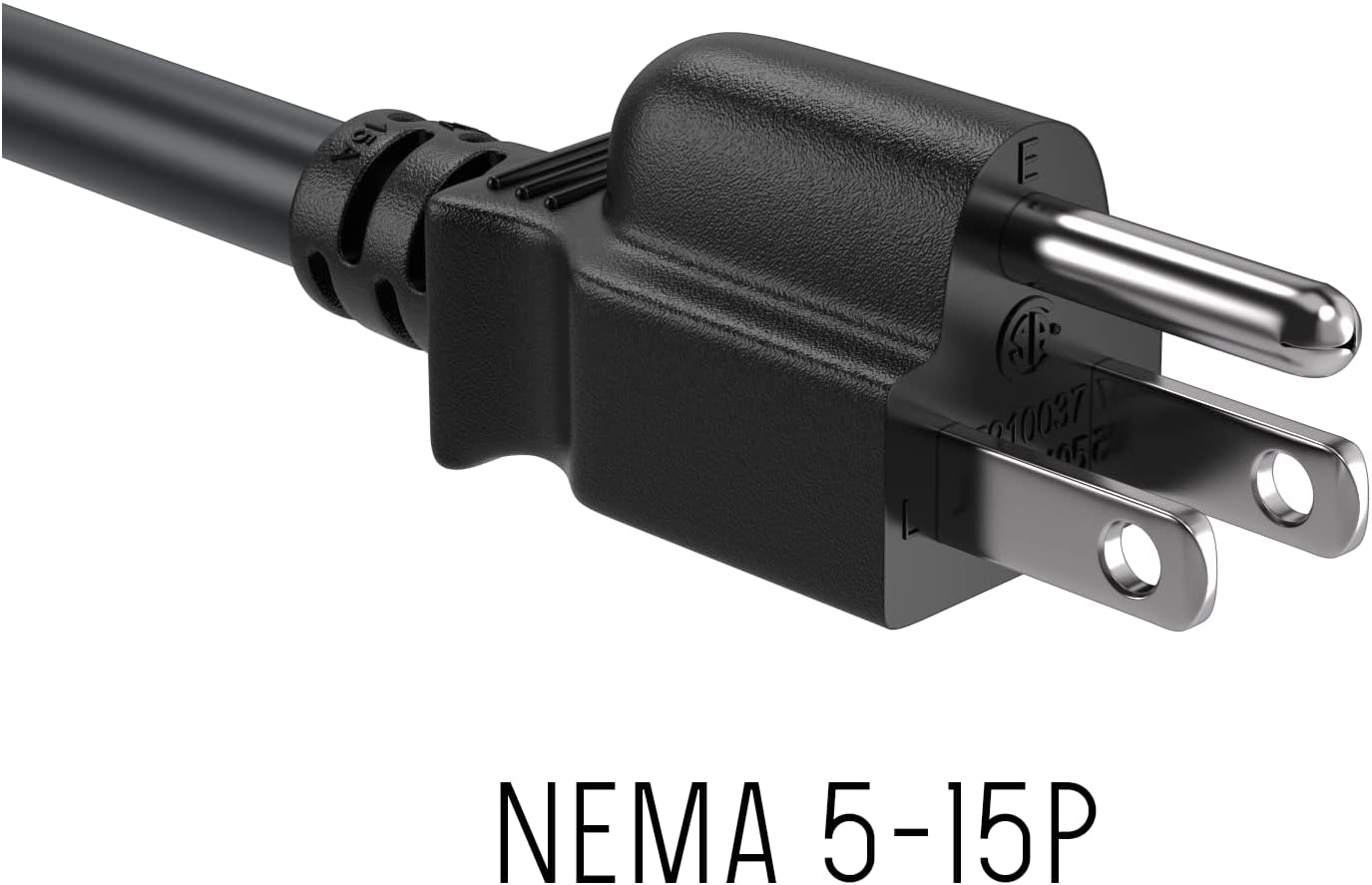 Cable Leader 1.5ft 18 IEC320 C13 5-15P, AWG Universal Power Cord to NEMA Extension Power Cord, Compatible