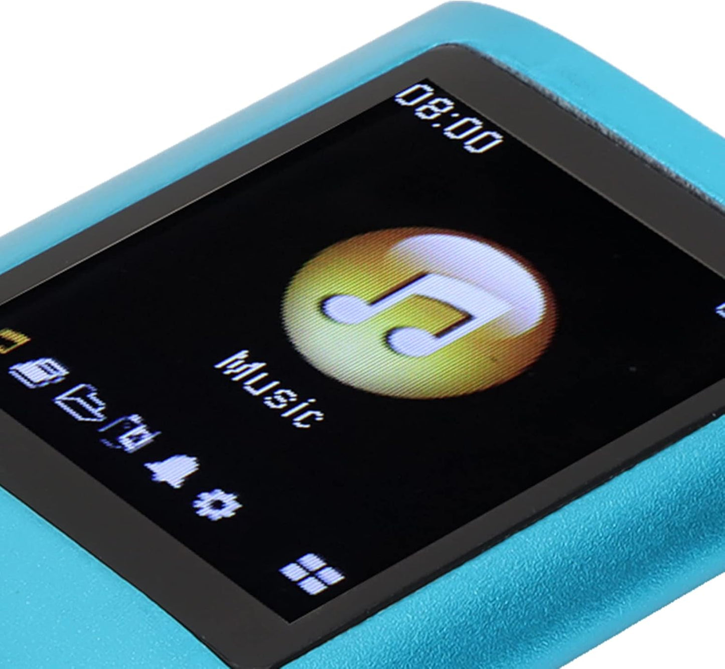 MP3 64G 1.8 8h Player, Stylish Portable Lossless Sound Music Player with Earphones, Support Memory Card, Sleep