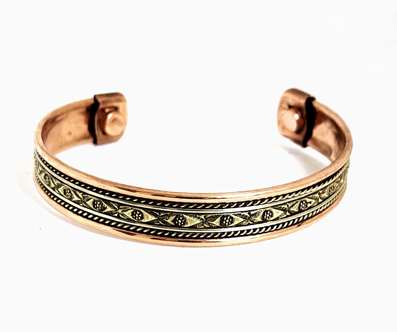 Sawcart Set Of 4 Copper Bracelet Pure Copper Therapy Effective & Natural Relief Cuff for Men's & Women's