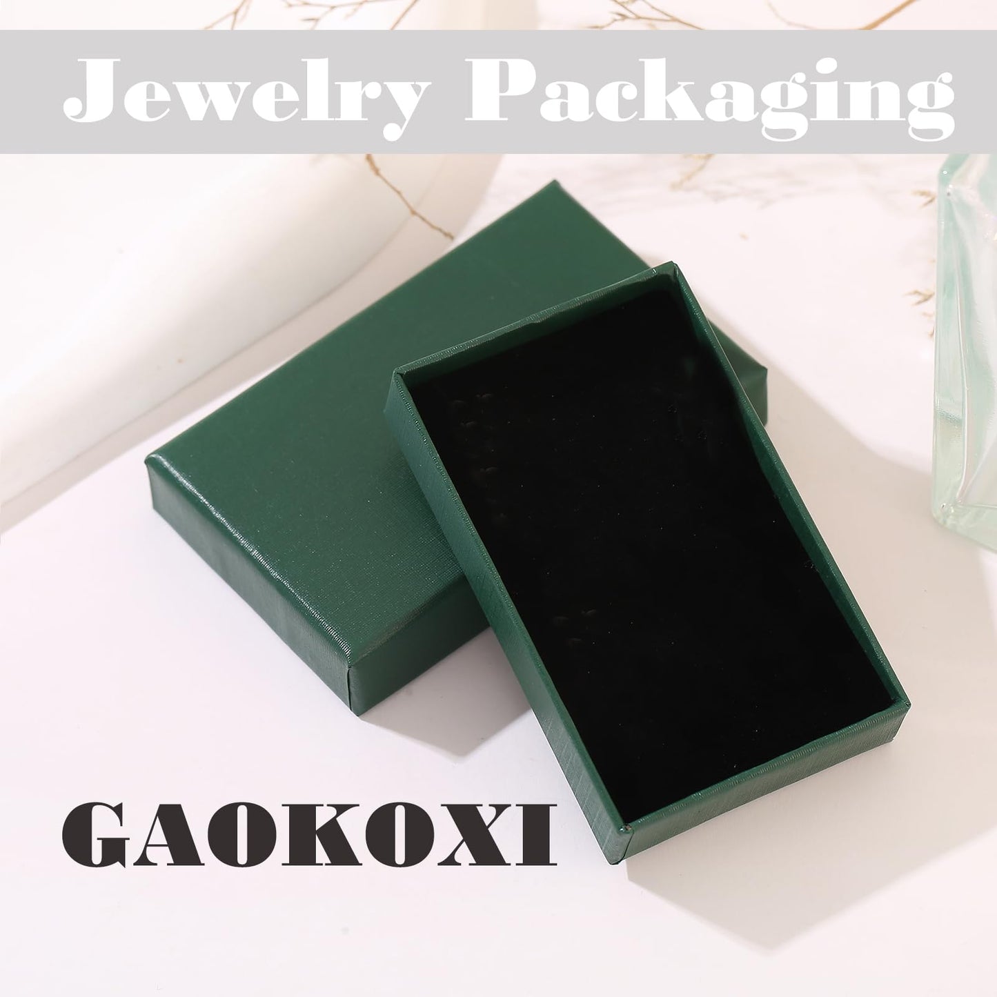 GAOKOXI Black Wedding Rhinestone Dangle Earrings Elegant Bridal Crystal Drop Earrings for Women Bridesmaids Guest Party Prom