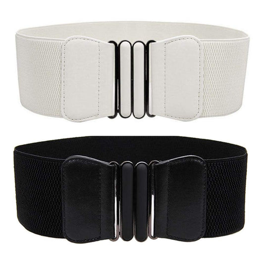 VOCHIC Wide Elastic Plus Size Dress Belt for Women Waist Belts Stretch Waistband