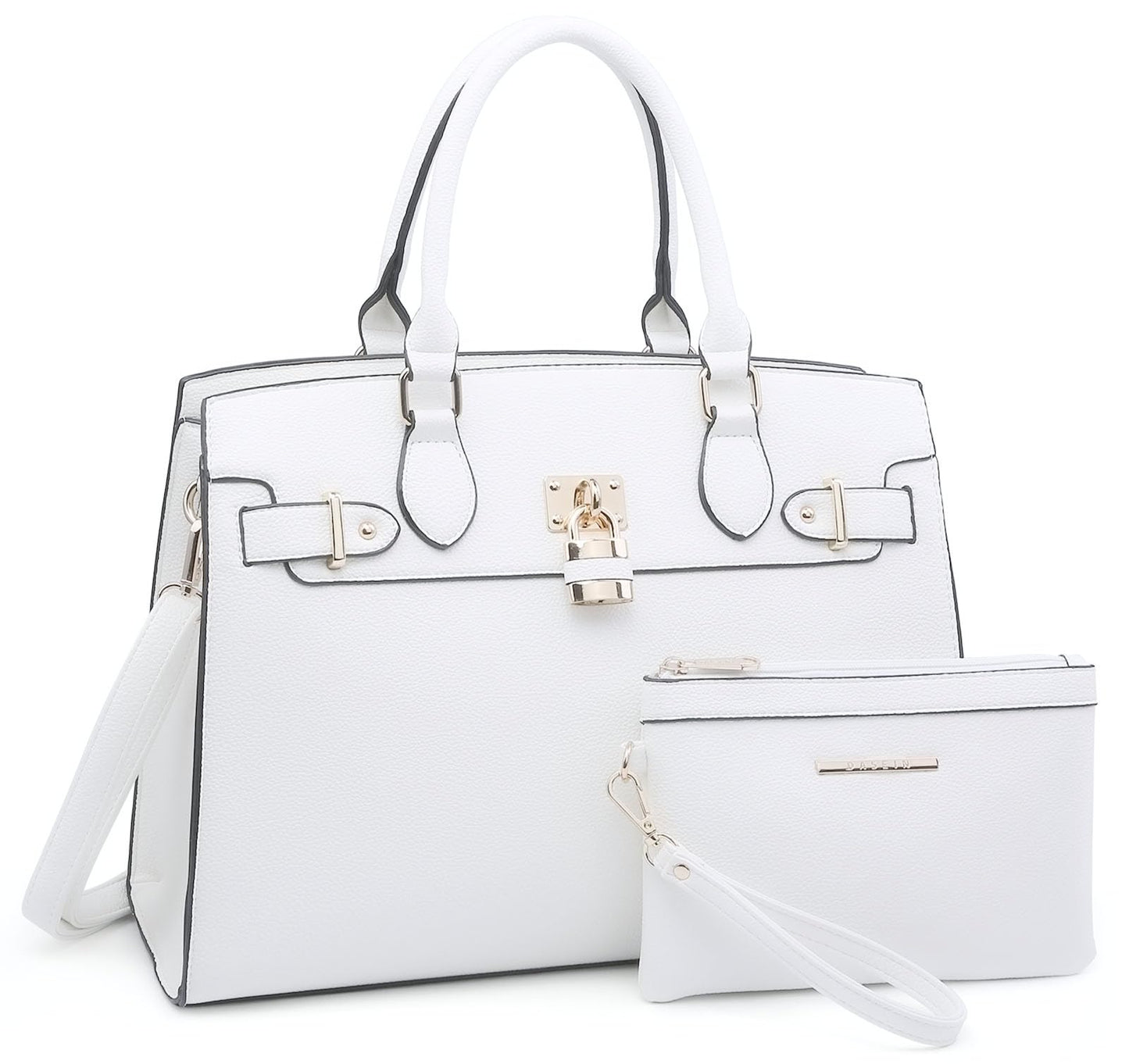 Dasein Women Handbags and Purses Ladies Shoulder Bag Top Handle Satchel Tote Work Bag with Wallet