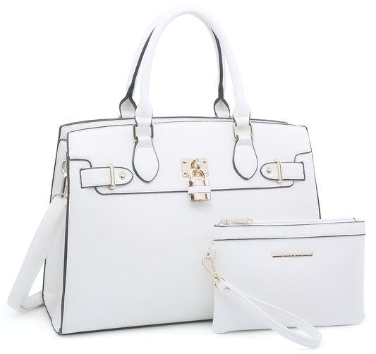 Dasein Women Handbags and Purses Ladies Shoulder Bag Top Handle Satchel Tote Work Bag with Wallet