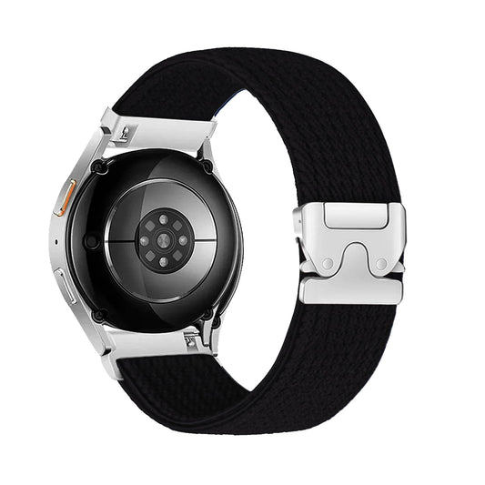 XIDESSEN Braided Nylon Band Compatible with 18mm 19mm 20mm 22mm Quick Release Watch Band, Adjustable Soft Stretchy Elastic Braided Relacement Wristband for Men Women(Watch Band Size=Watch Lug Width)