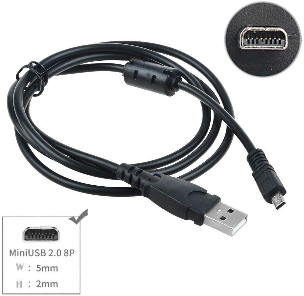 D3200 D5000 D5100 USB Power Chargering Data SYNC Cable Cord Lead for Nikon DSLR